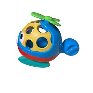 Nuby Easy Grip Helicopter Rattle Rocker Toy